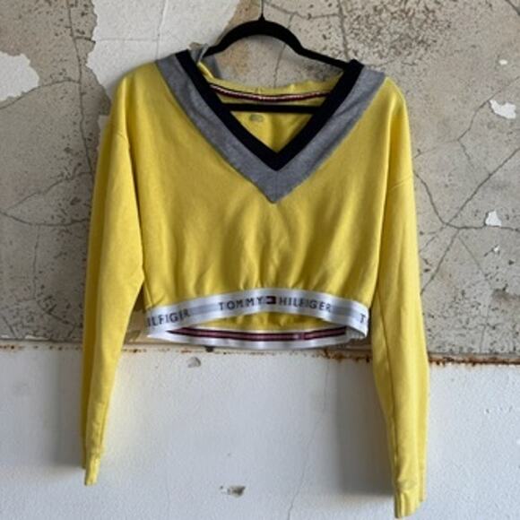 Sporty Retro Cropped Hoodie Tommy Hilfiger - Picture 1 of 4